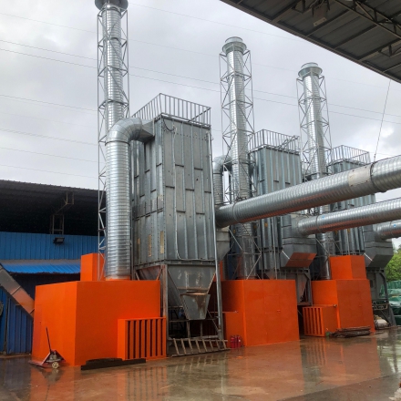 东莞豪礼家居除尘风机噪声治理工程